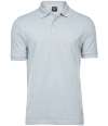 TJ1405 Tee Jays Mens Luxury Stretch Polo Ice Blue colour image